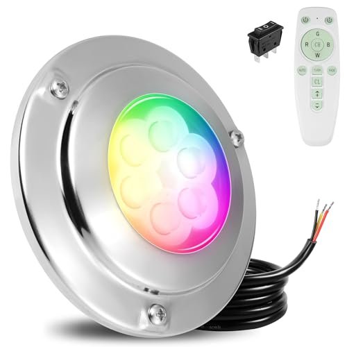 Goldlife 6,000LM Marine Underwater LED Light for Boat, B4